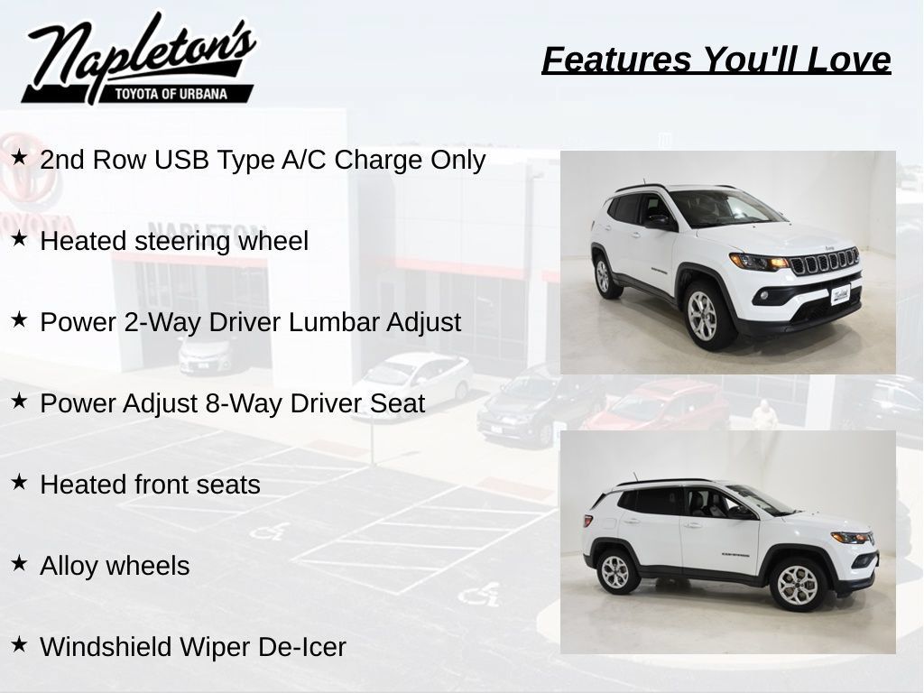 Used 2025 Jeep Compass Latitude w/ Sun & Sound Group AWD/4WD image 25