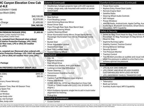 Certified 2022 GMC Canyon Elevation w/ Elevation Premium Package AWD/4WD image 21