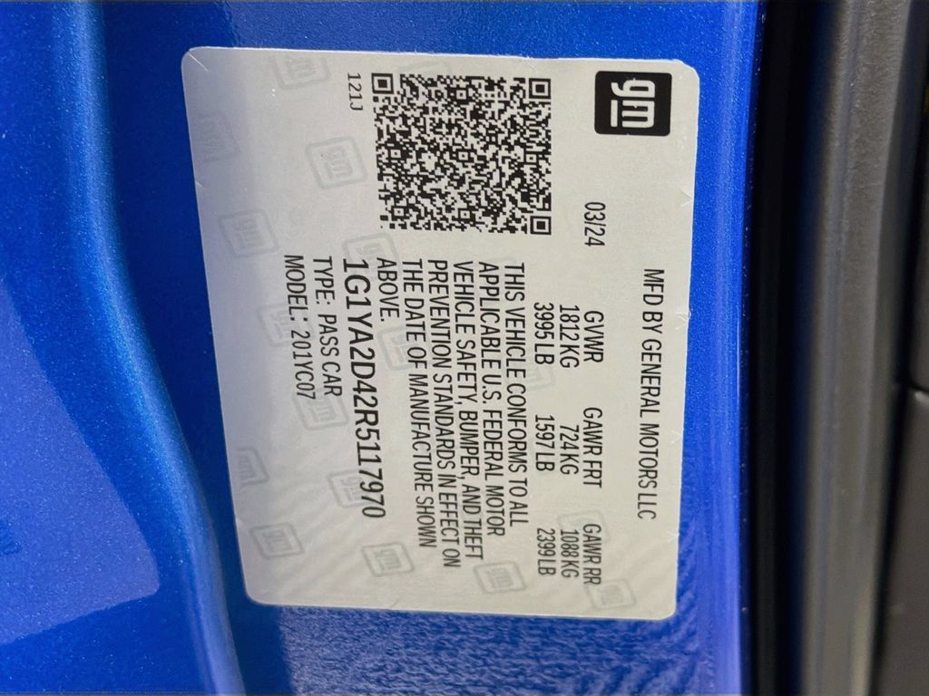 Used 2024 Chevrolet Corvette Stingray Coupe w/ Battery Protection Package RWD image 29