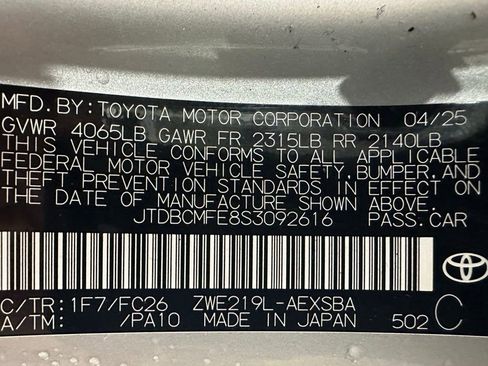 Used 2025 Toyota Corolla SE FWD image 11
