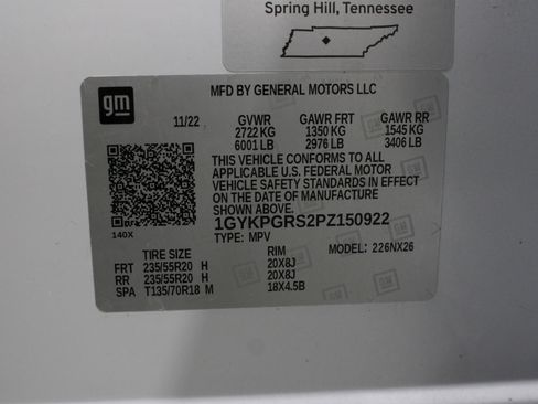 Used 2023 Cadillac XT6 Sport w/ Technology Package image 46