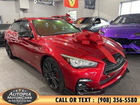 Used 2019 INFINITI Q50 Red Sport 400 w/ Sensory Package AWD/4WD image 6