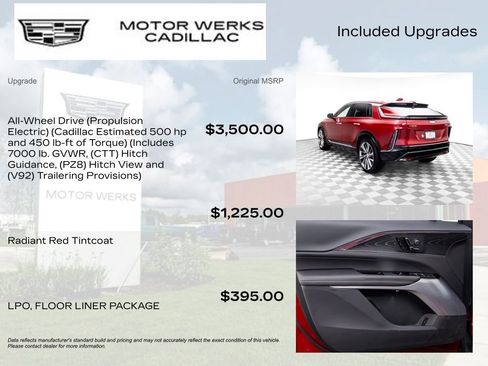 Certified 2024 Cadillac Lyriq Luxury w/ LPO, Floor Liner Package image 9