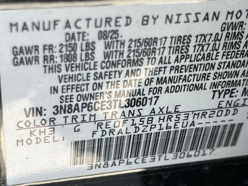 Used 2026 Nissan Kicks SV FWD image 11