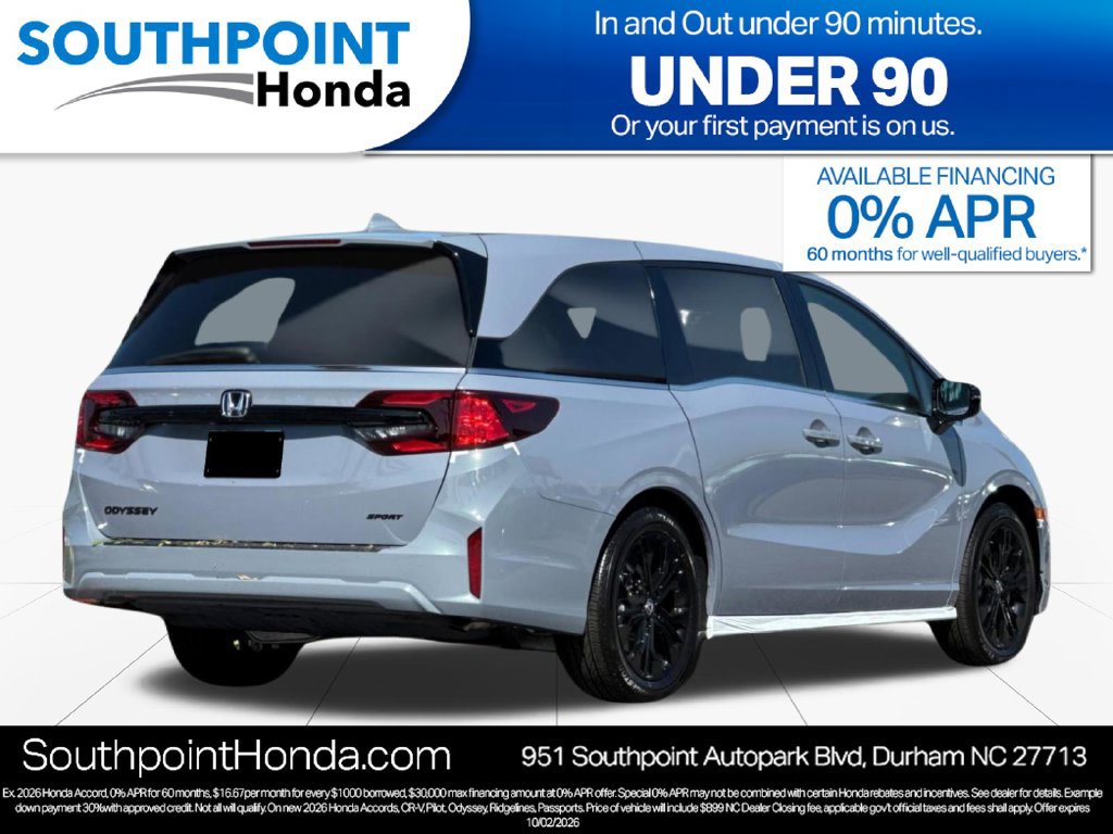 New 2027 Honda Odyssey Sport-L image 3