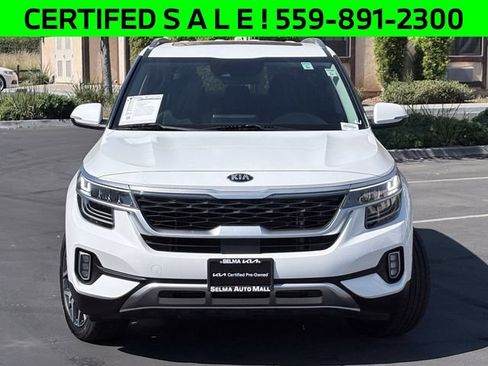 Certified 2021 Kia Seltos SX w/ SX Sunroof Package AWD/4WD image 3