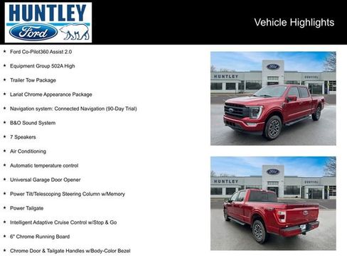 Used 2021 Ford F150 Lariat w/ Equipment Group 502A High image 2