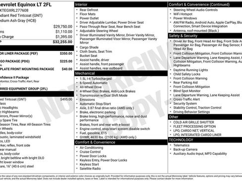Used 2024 Chevrolet Equinox LT w/ LPO, Floor Liner Package image 43