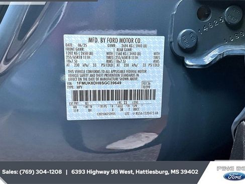 New 2025 Ford Explorer Active image 11