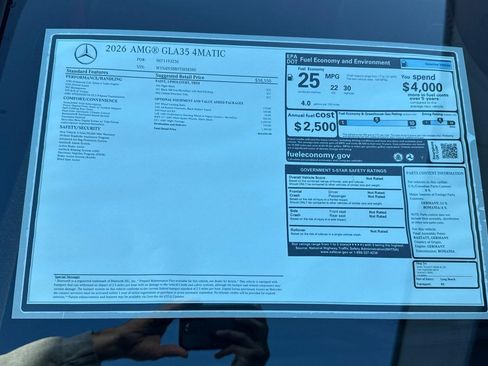 New 2026 Mercedes-Benz GLA 35 AMG 4MATIC image 28