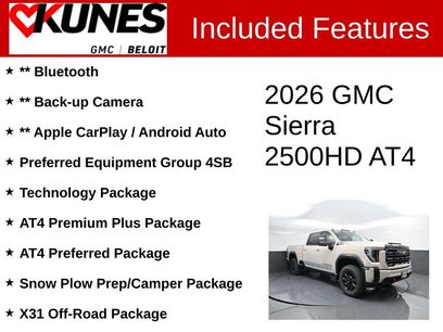 New 2026 GMC Sierra 2500 AT4 w/ AT4 Premium Plus Package