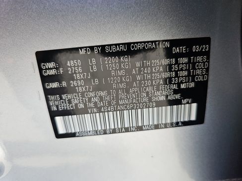 Used 2023 Subaru Outback Limited image 39