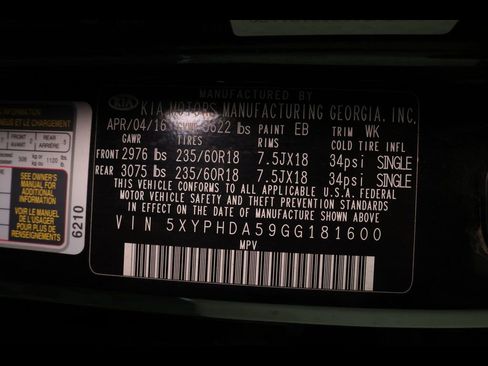 Used 2016 Kia Sorento EX image 23