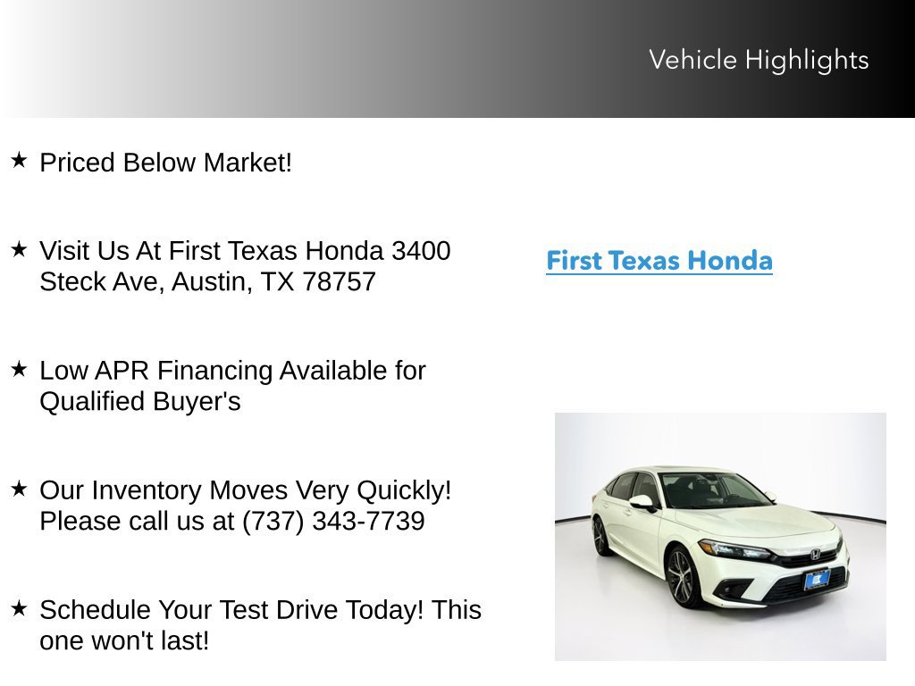 Used 2022 Honda Civic Touring image 10