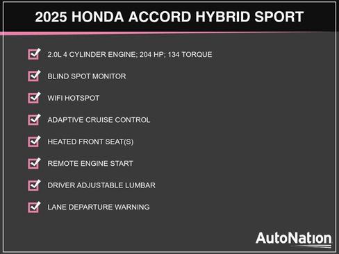 Used 2025 Honda Accord Sport image 3