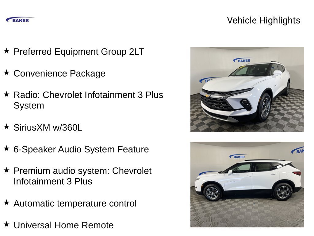 Certified 2024 Chevrolet Blazer LT w/ Convenience Package AWD/4WD image 4