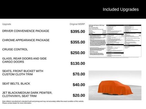 Used 2024 Chevrolet Express 2500 w/ Driver Convenience Package RWD image 6