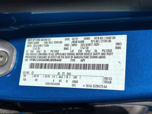 Used 2021 Ford Escape SE w/ Convenience Package FWD image 35