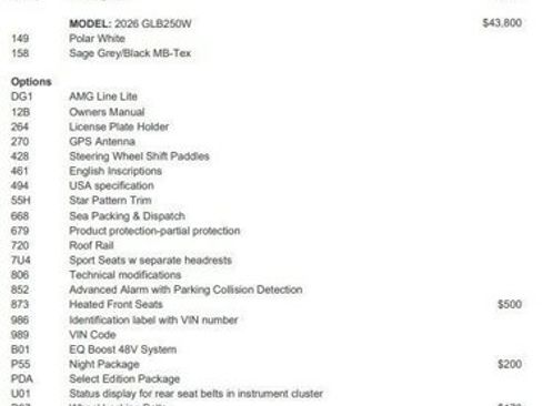 Certified 2026 Mercedes-Benz GLB 250 image 4