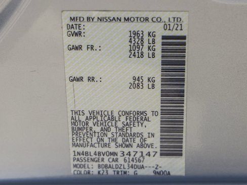 Used 2021 Nissan Altima 2.5 S FWD image 32
