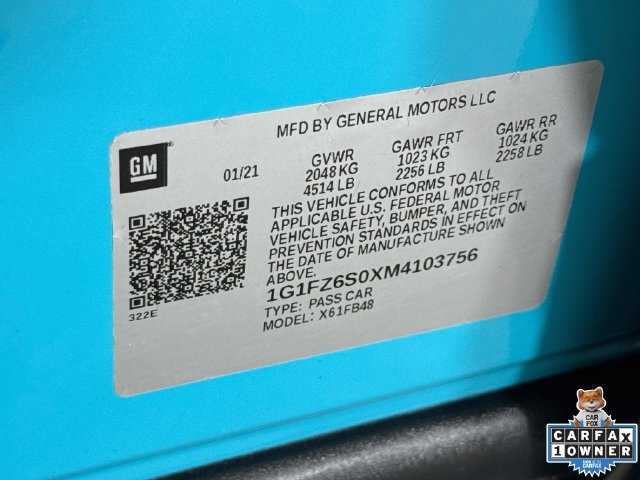 Used 2021 Chevrolet Bolt Premier w/ Infotainment Package FWD image 32