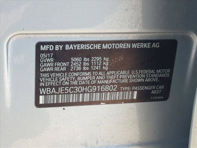 Used 2017 BMW 540i RWD image 20