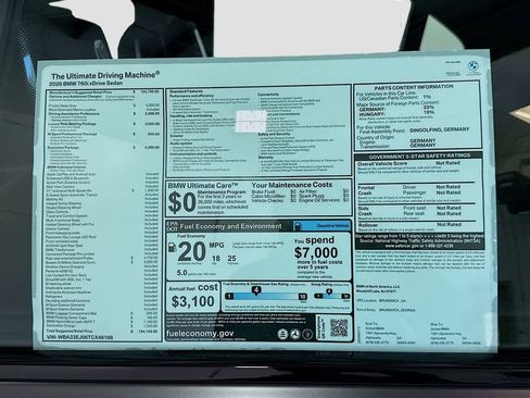 New 2026 BMW 760i xDrive w/ Executive Package AWD/4WD image 44