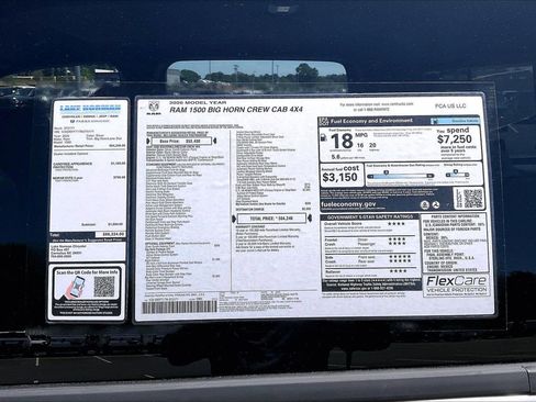 New 2026 RAM 1500 4x4 Crew Cab image 38