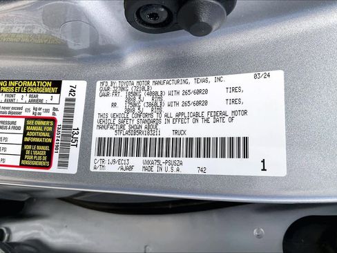 Used 2024 Toyota Tundra SR5 w/ SR5 Premium Package image 33