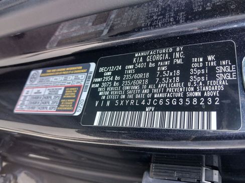 Used 2025 Kia Sorento S w/ Panoramic Sunroof Package FWD image 10