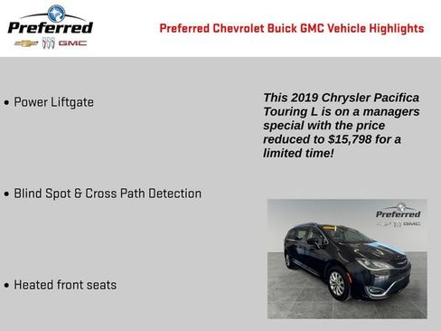 Used 2019 Chrysler Pacifica Touring-L FWD image 2