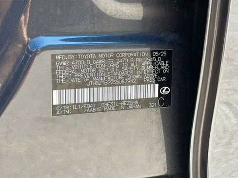 Used 2025 Lexus IS 350 F Sport w/ Accessory Package RWD image 42