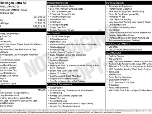 Used 2023 Volkswagen Jetta SE FWD image 31