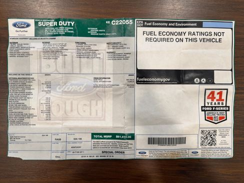 Used 2019 Ford F550 4x4 Crew Cab Super Duty w/ Power Equipment Group image 58