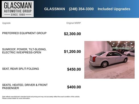 Used 2003 Cadillac CTS 3.2 w/ Preferred Equipment Group image 5