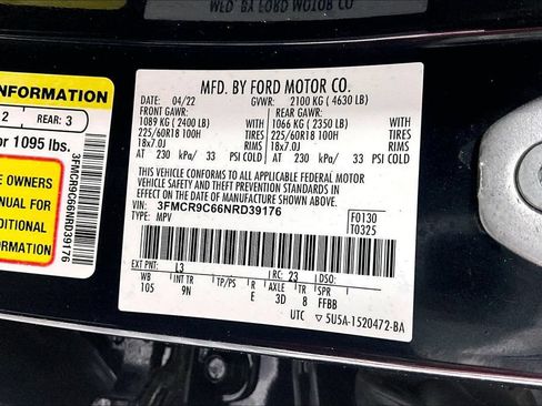 Used 2022 Ford Bronco Sport Outer Banks AWD/4WD image 31