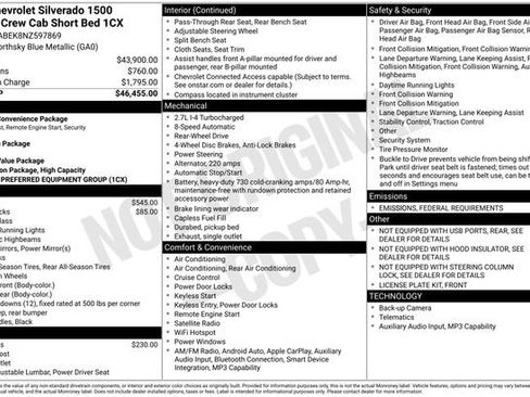 Used 2022 Chevrolet Silverado 1500 Custom image 11