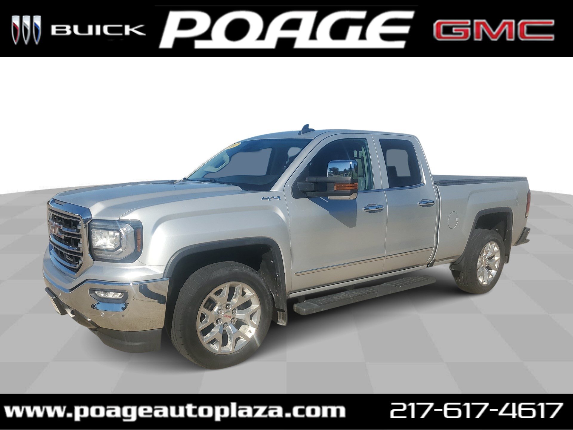 Used 2017 GMC Sierra 1500 SLT w/ Enhanced Driver Alert Package AWD/4WD image 1