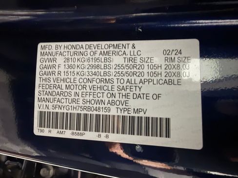 Certified 2024 Honda Pilot Touring image 20