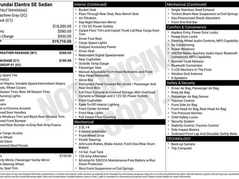 Used 2019 Hyundai Elantra SE w/ Winter Weather Package image 7