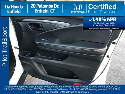 Certified 2022 Honda Pilot TrailSport image 34