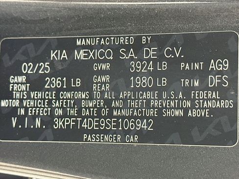 Used 2025 Kia K4 FWD image 12