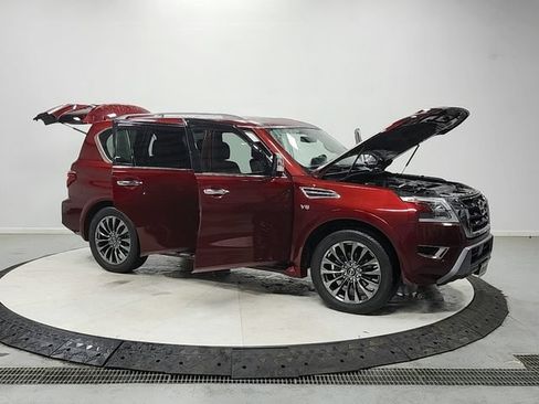 Used 2021 Nissan Armada Platinum w/ Captain's Chairs Package RWD image 9