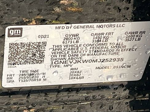 Used 2021 Chevrolet Traverse RS AWD/4WD image 35