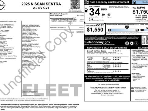 Used 2025 Nissan Sentra SV FWD image 4
