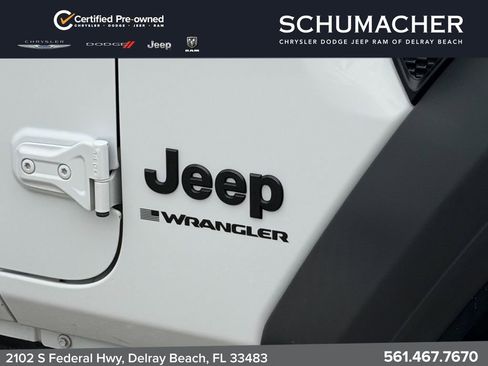 Certified 2024 Jeep Wrangler Unlimited Sport AWD/4WD image 10
