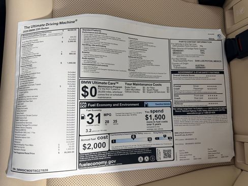 New 2026 BMW 330i Sedan w/ M Sport Package image 20
