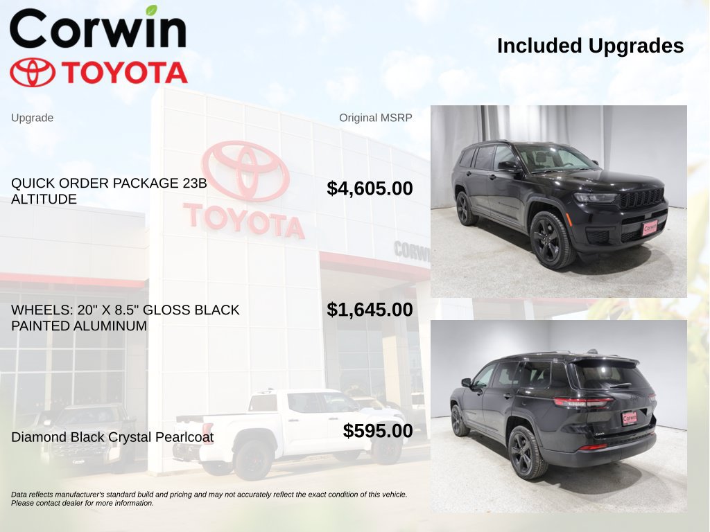 Used 2023 Jeep Grand Cherokee L Laredo AWD/4WD image 4