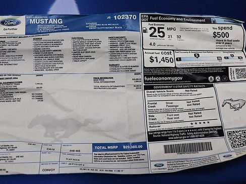 Used 2018 Ford Mustang EcoBoost w/ Wheel & Stripe Package image 78