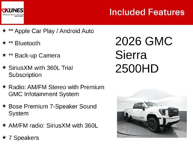Used 2026 GMC Sierra 2500 AT4 w/ AT4 Preferred Package AWD/4WD image 3